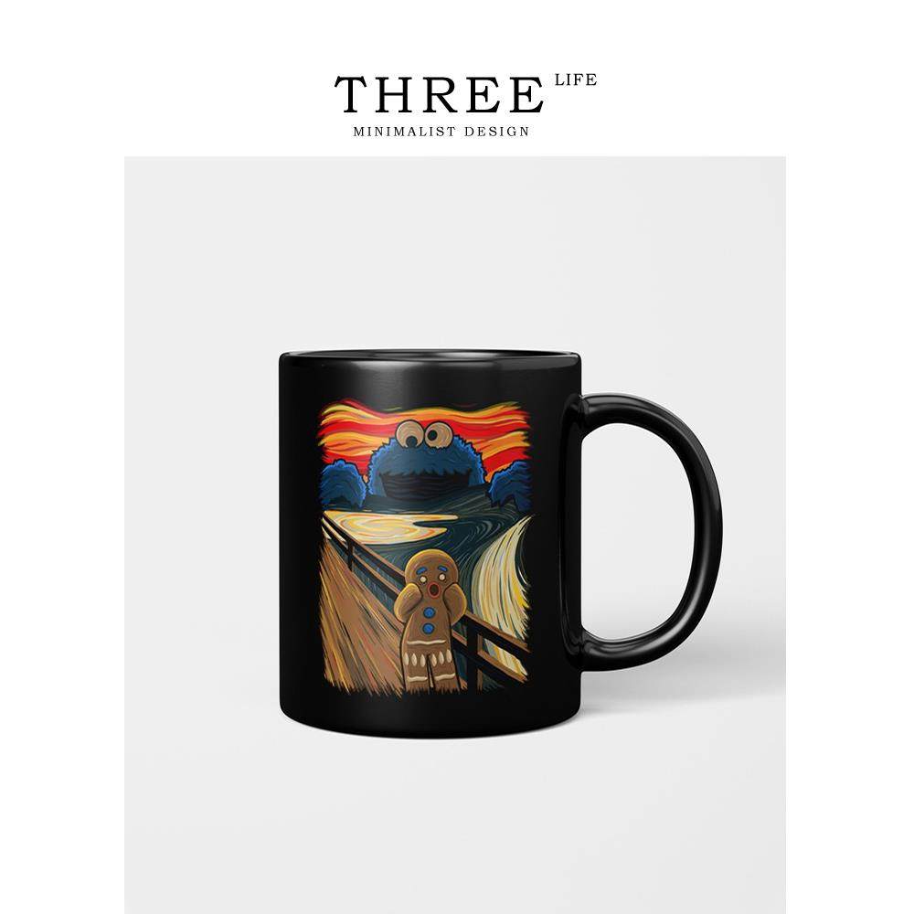 Tlife·Whoop·杯具创意马克杯带盖带勺子高级卡通芝麻街 | 呐喊