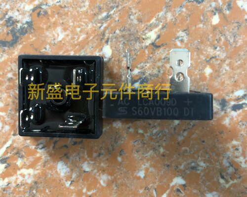S60VB100 S60VB100DT 60A1000V 四脚整流桥 薄体 现货 32MM＊32MM