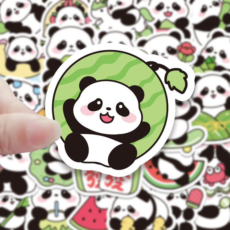 200张大熊猫贴纸可爱卡通创意呆萌Q版贴画手账手机保温杯平板装饰,文具电教/文化用品/商务用品,贴纸/立体贴纸,淘宝优惠券,粉丝福利购,淘宝优惠卷