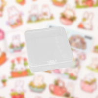 Кролик, наклейка, коробка для хранения, 1 шт