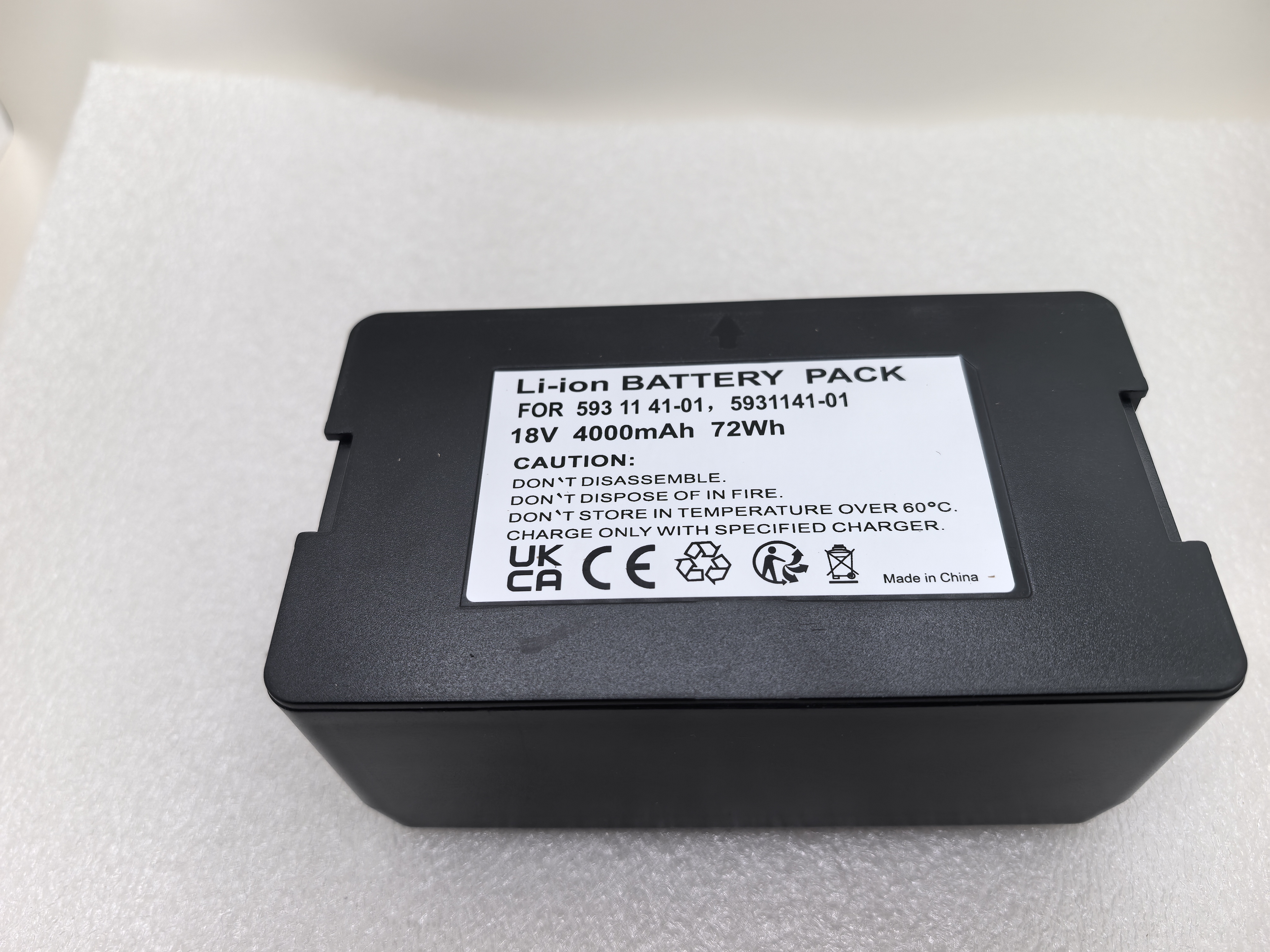 适用于593 11 41-01 5931141-01 18V 4000mAh 72Wh割草机电池