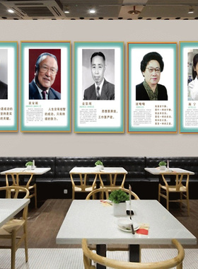 物理化学生物名人名言马斯克颜宁施一公画像科学家挂画励志装饰画
