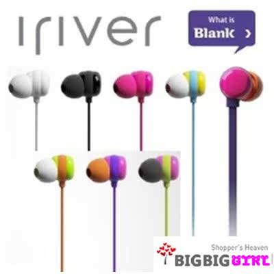 【包邮】韩国艾利和Blank BC-10E 歪歪头入耳式面条耳机 彩色系列