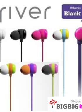 【包邮】韩国艾利和Blank BC-10E 歪歪头入耳式面条耳机 彩色系列