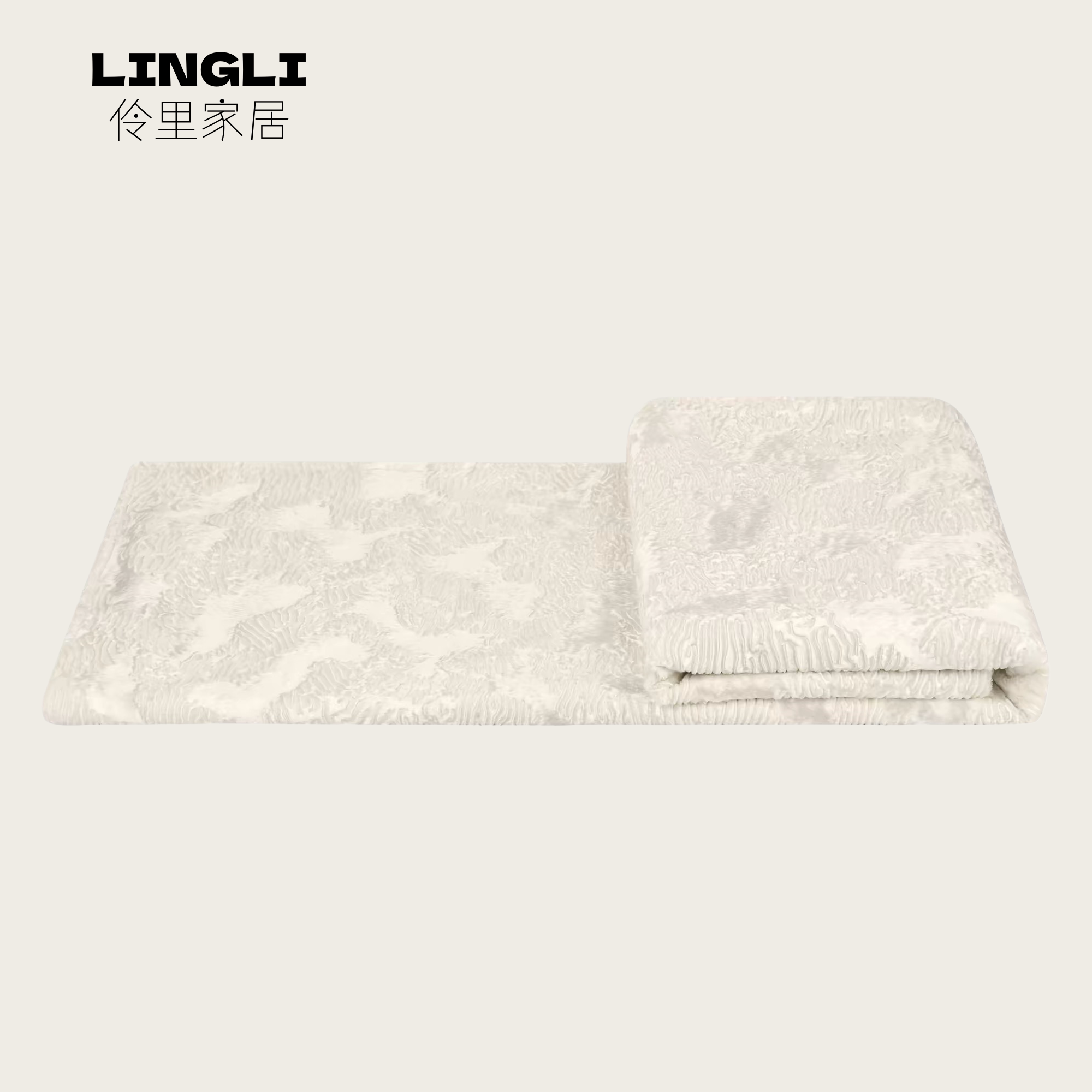 LINGLI法式轻奢样板间高级感现代奢华丝绒多款搭毯别墅沙发床尾巾