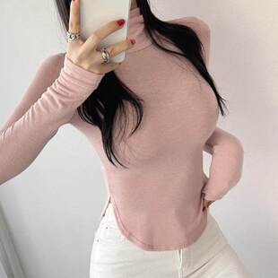 T恤se 打底长袖 MH159舒适亲肤显身材 气质高领修身