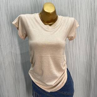 热销~韩国女装 眼前的幸福 多色修身显身材超薄短袖T恤HS211
