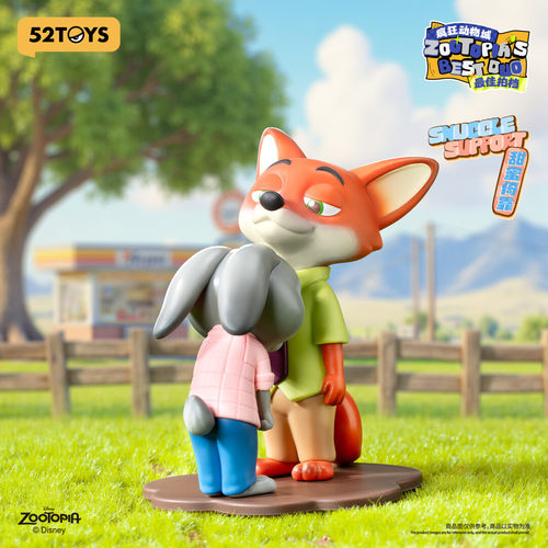正版52TOYS疯狂动物城系列盲盒