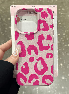 Speckled Litchi Soft Case 适用 iPhone 11/12/13/14/15/16 Pro Max, Large Hole Cartoon Style Cover