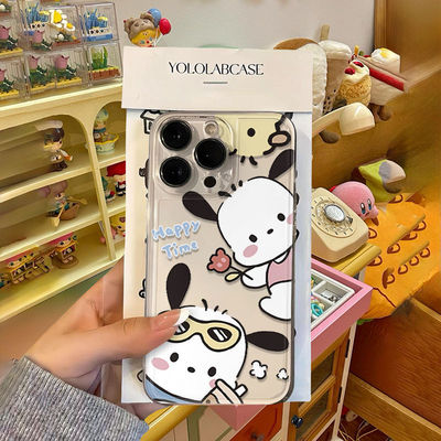 Transparent Space-Themed Sunglasses Soft Case 适用iPhone 16 Pro Max /14/15/12 Cute Silicone Cover