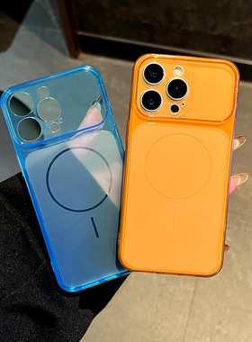 Large Window Minimalist Fashion Phone Case 适用 iPhone 17 Pro Max 16 Thin Ring Clear Matte Soft Case