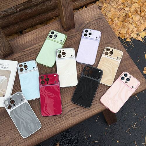 Minimalist Water Ripple Pattern Full Coverage Matte Protective Phone Case 适用 iPhone 17 16 Pro 15