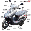 适用本田NS125D摩托车全车外壳SDH125T 38塑料件面板大灯前围内箱