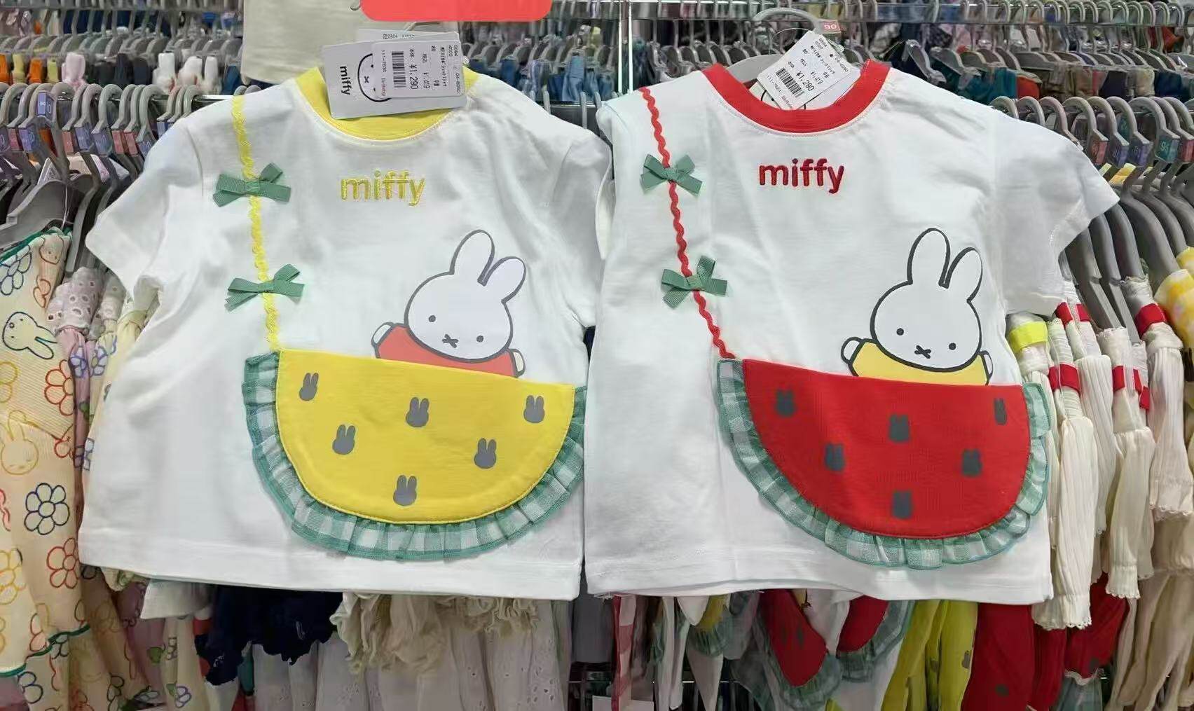 预7月中发货日单Miffy西瓜短袖中间不退订