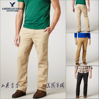 AmericanEagle直筒休闲长裤