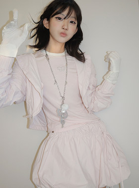 Rrichu蜜桃少女防晒服套装