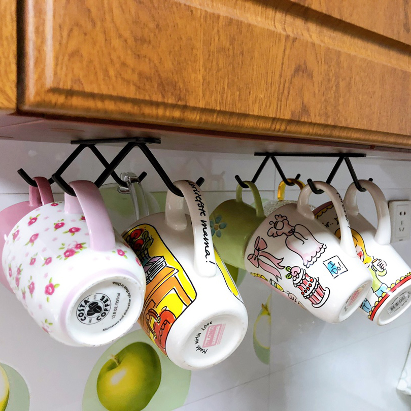 创意置物架沥水杯架收纳倒挂架