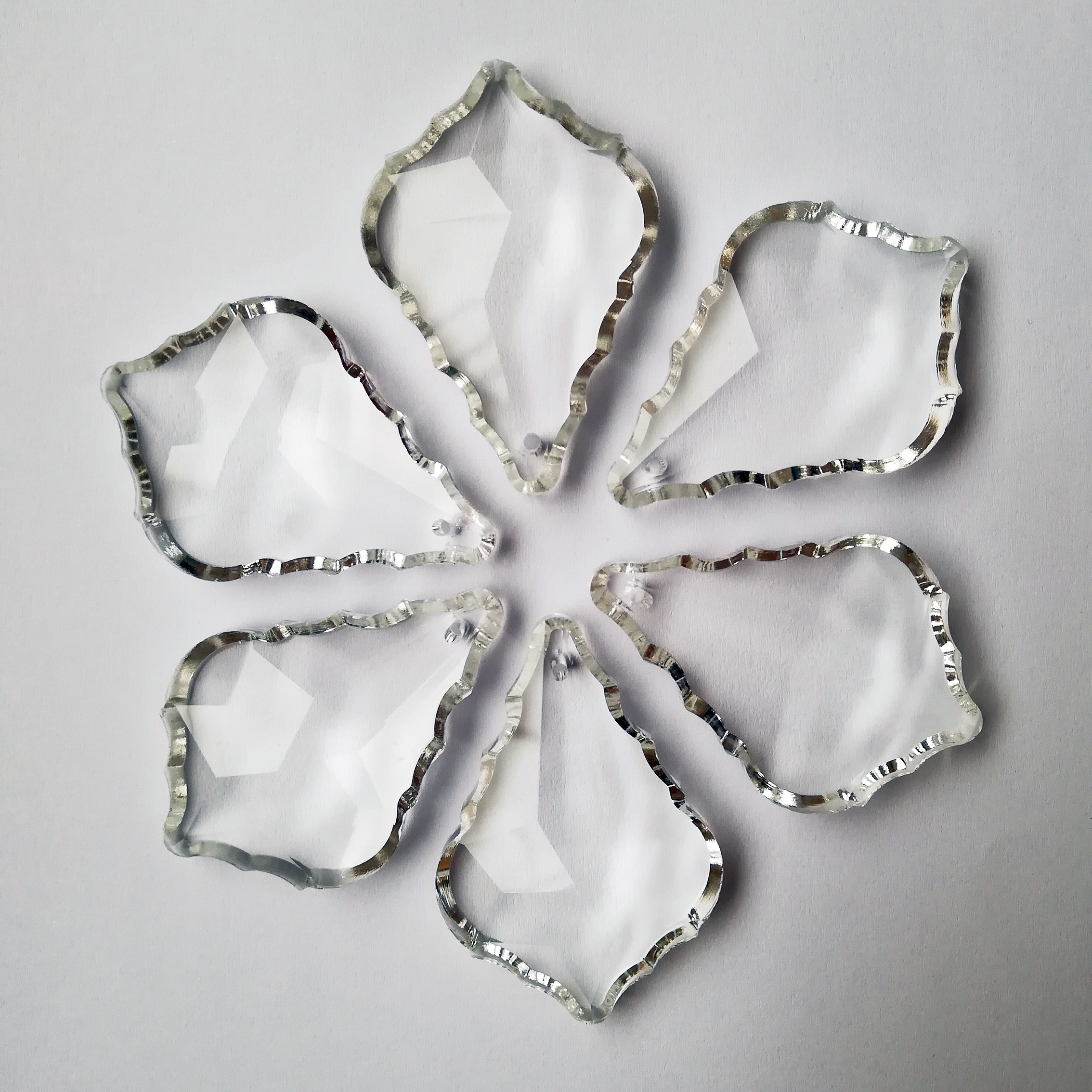 swarovski施华洛世奇asfour埃及水晶枫叶片水晶灯吊坠配件水钻diy