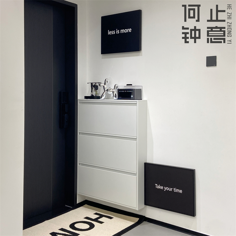 黑白简约家居玄关装饰画创意黑白