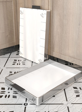 柜子底改造收纳托盘带万向轮收纳盒踢脚抽橱柜厨房新款耐摔转角柜