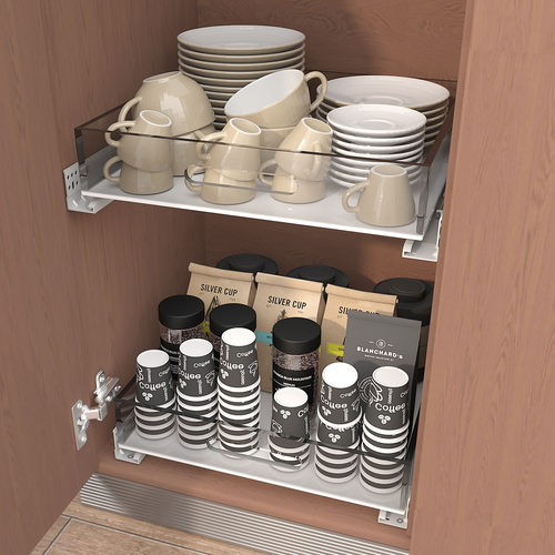 加厚耐压抽屉托盘灰色款环保材料