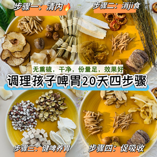 儿童四神汤灯芯草清心汤双金汤消积食太子参麦冬成长汤儿童健脾胃