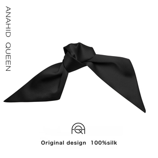 新品ins真丝丝巾发带造型手腕巾装饰绑发包包绑带小丝巾饰品丝巾