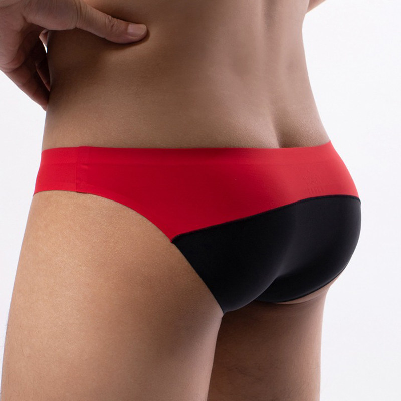 男士三角内裤无痕冰丝超薄半透明性感低腰透气舒适拼色青年裤衩头,女士内衣/男士内衣/家居服,男三角内裤,淘宝优惠券,粉丝福利购,淘宝优惠卷