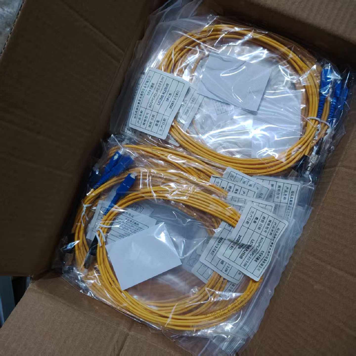 全新奥星fcsc3m3.0光纤跳线SCUPC接口3.0