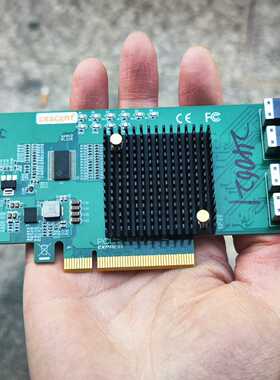 安费诺ANU04PE24PCIEx8转四口U.2nvm