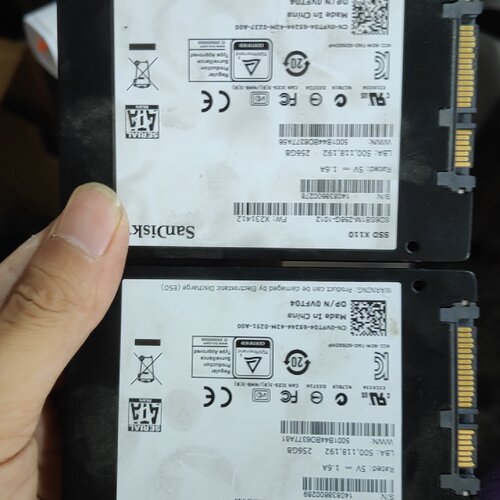 Sandisk256GSSD现货俩个100一个