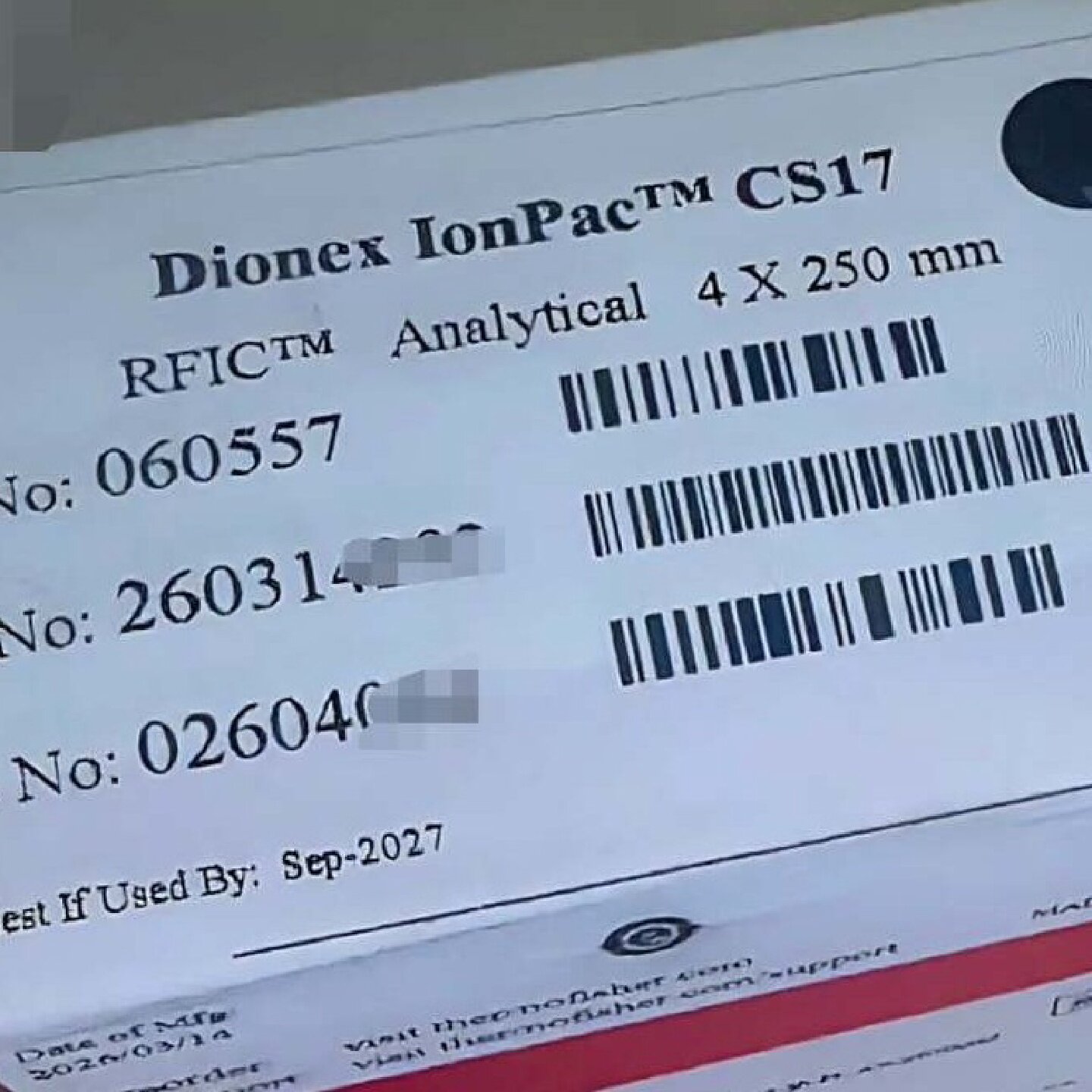 Dionex IonPac CS17 RFIC Analyt