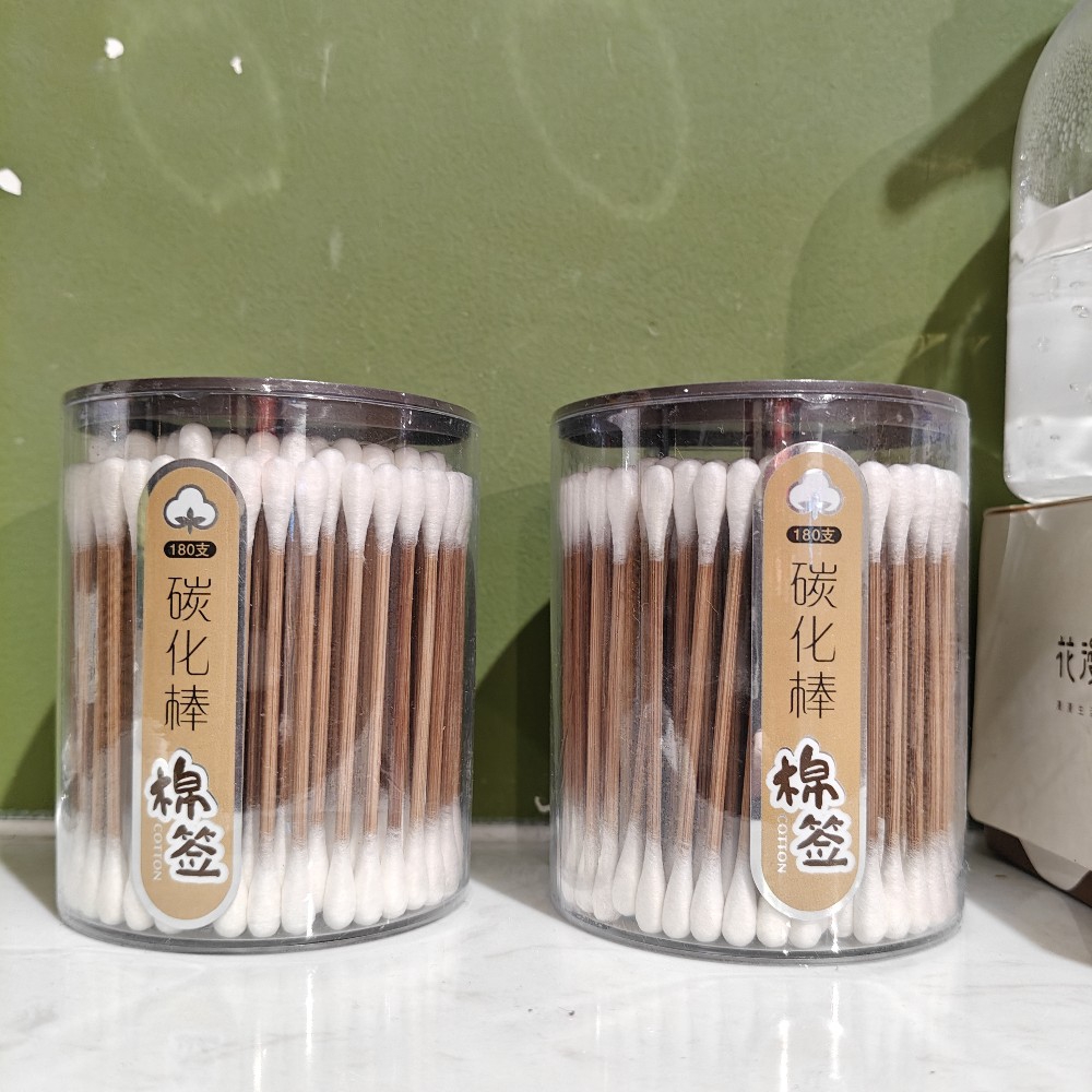 菓尔惠碳化棒棉签掏耳化妆用竹棒