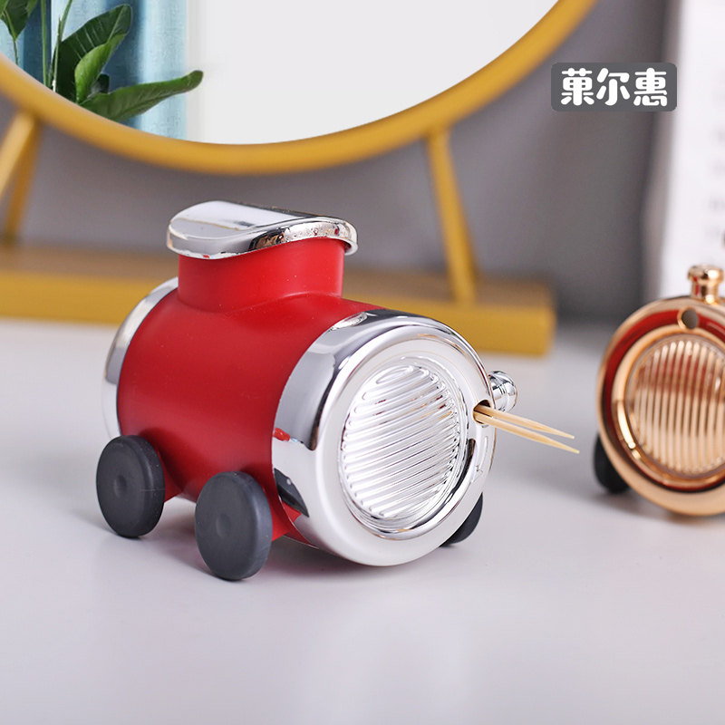 菓尔惠汽车牙签筒卡通家用牙签盒