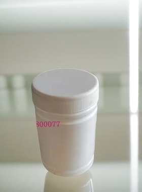 包邮大口加厚圆形粉末白色塑料瓶300克固体颗粒竹节包装密封罐pe