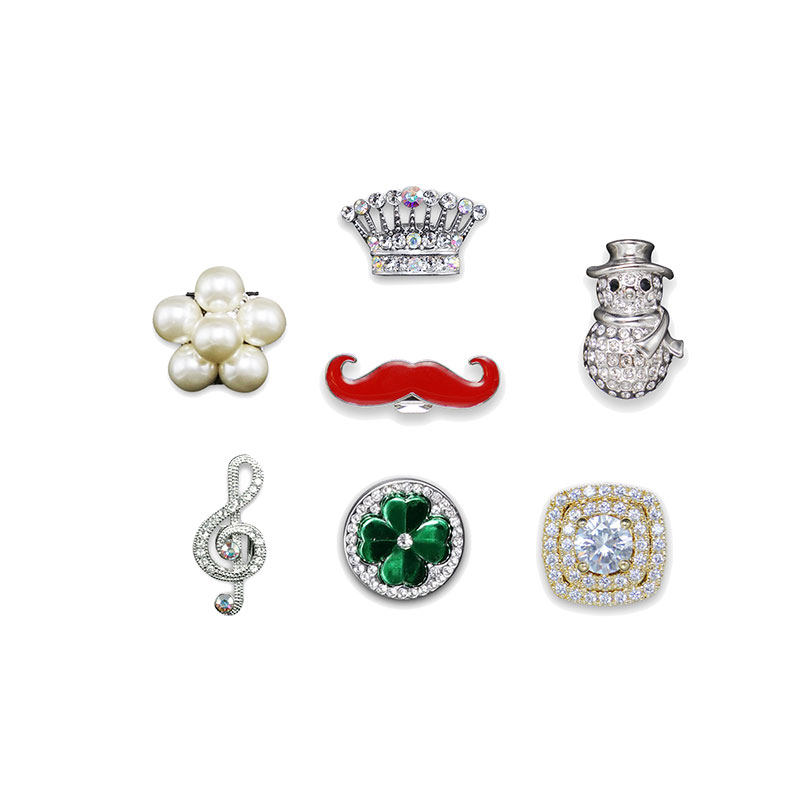 POPITS拖鞋专用饰扣奥地利水晶可爱配饰