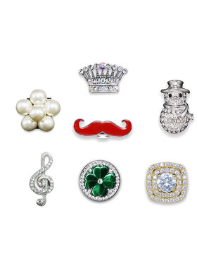 POPITS拖鞋专用饰扣奥地利水晶可爱配饰