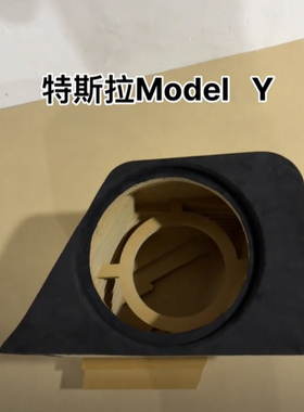 特斯拉Molde Y专车专用10寸低音炮松木补型箱低音无源空箱