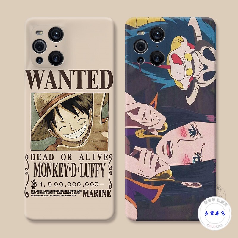 适用于路飞女帝oppo findx3手机壳x5 x2pro可爱情