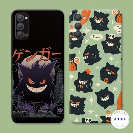 适用于可爱耿鬼9oppo reno10手机壳8pro+7卡通6/5K小众4se搞怪3元气版2z个性Ace男款软十防摔套