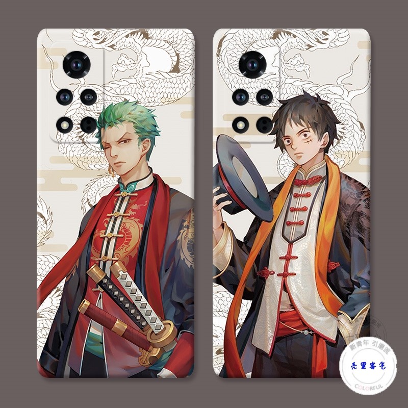 适用于国潮索隆华为荣耀v40手机壳v20v30pro路飞v10海