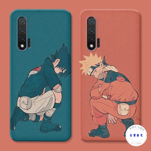 适用于鸣人佐助华为nova6手机壳5pro火影忍者3i4e2s耐脏防摔z硅胶se防摔套