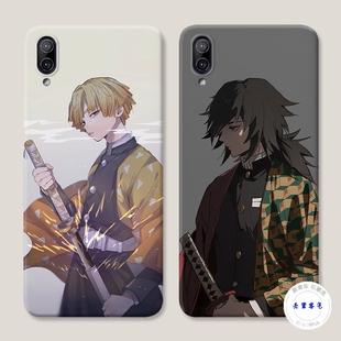 适用于我妻善逸vivo s12手机壳s16s15s10s9福冈义勇x23鬼灭之刃Pro防摔套