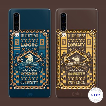 适用于拉文克劳华为p60手机壳p40p30p20pro哈利波特p10p9plus少年+个性防摔套