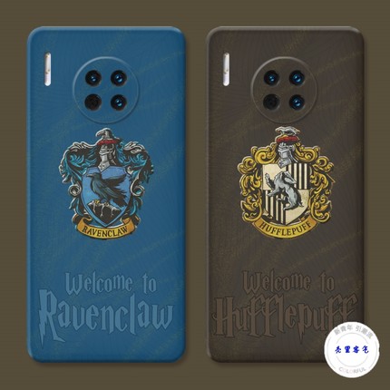 适用于鹰院獾院8华为mate30手机壳40pro+50哈利波特20x赫奇帕奇10e9防摔套