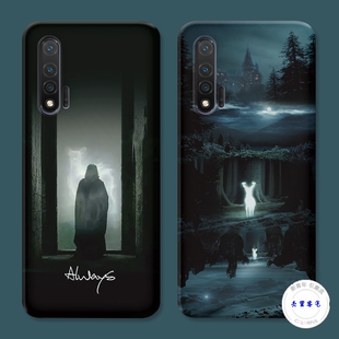 适用于斯内普神鹿华为nova6手机壳5pro哈利波特3i4e2s个性se防摔z软防摔套