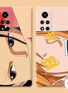 适用于罗宾娜美华为荣耀v40手机壳v20v30pro可爱海贼王v10女v9play防摔套