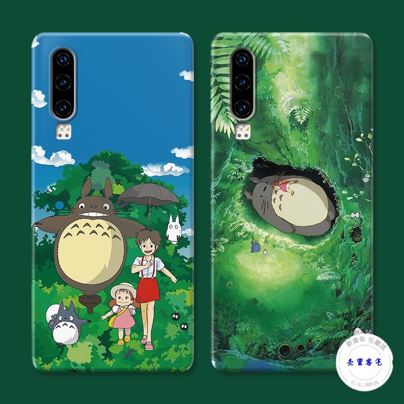 适用于可爱龙猫华为p40手机壳p30p20pro卡通p10p9p