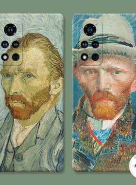 适用于梵高自画像华为荣耀v40手机壳v20v30pro油画v10复古v9play女防摔套