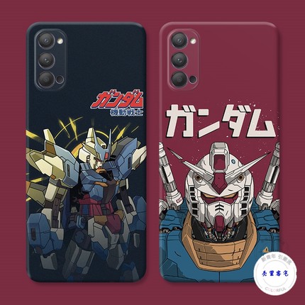 适用于高达9oppo reno6手机壳8 5pro+7潮男款4se复古3个性2z动漫K软防摔套